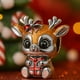 thumbnail image 3 of Charm Reno navidad CharmXmasDeer01 1Pza Plata S925 Chapa Charm Separador Venado Varios/Plata., 3 of 3