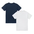 thumbnail image 2 of Captain America - Camiseta Colegial para Hombre - Pack de 2 (Blanco, Marino), 2 of 2