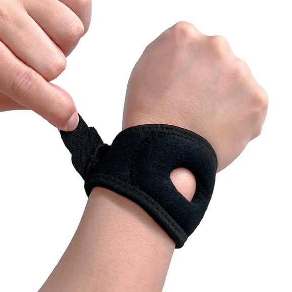 Tear Wrist Brace, Adjustable Wrist Strap with Soft Loop Pad for Ulnar Lateral Wrist Pain, DRUJ Instability, Tendonitis, Strain, Carpal Tunnel, Wrist Support for Men's and Women's Fitness and Sports