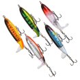 thumbnail image 2 of señuelos artificiales de plástico de colores para pesca en el mar, duros, con anzuelos., 2 of 13