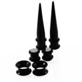 thumbnail image 5 of EHJRE 50pcs 14G-00G O- Acrylic Tapers and Black 50pcs-black, 5 of 9