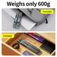thumbnail image 2 of Laptop Stand, Adjustable ABS plastic Notebook Stand，Portable Foldable Laptop Holder for Desk Compatible with All 10-15.6in Laptops, 2 of 5