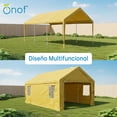 thumbnail image 3 of Carpa Toldo Uso Rudo 6x3 Para Autos Negocios Fiestas Onof Arena, 3 of 9