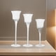 thumbnail image 3 of Candelabros cónicos de cristal de 3 piezas, portavelas decorativo, portavelas para lamparilla, para escritorio, regalo de vacaciones, 3 of 5