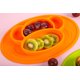 thumbnail image 5 of Plato para Bebé con Tapete Antiderrapante Diseño Chango Match & Enjoy Plato con divisiones en forma de chango color naranja, 5 of 5