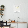 thumbnail image 3 of Stupell Industries Modern Subtle Martini Drink Black Framed Giclee Art, 11 x 14, by Kim Allen, 3 of 8