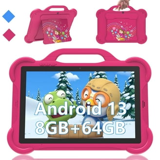 Plimpton Kids 10 Tablet, Android 13, 2GB RAM 32GB Storage, WiFi 6