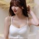 thumbnail image 4 of Transpirable sin costuras para mujer Ropa interior sin espalda inalámbrico Hebilla delantera Antideslizante Bandeau Top Blanco Hugo Sujetador sin costuras, 4 of 10