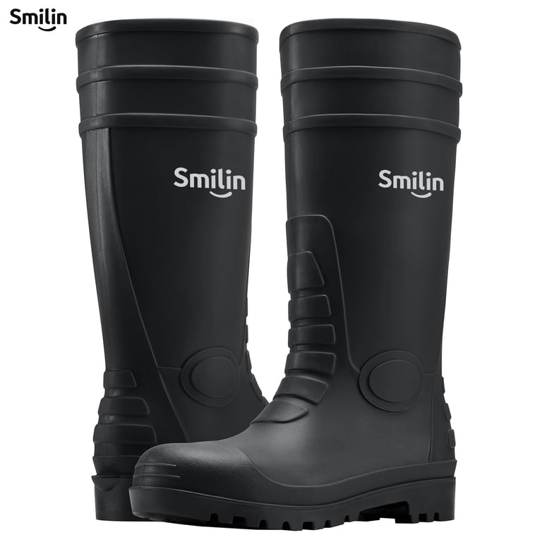 Size 9 black pvc rain boots 1a08c9df67e101f29797e9c2f3bba3  main image 3