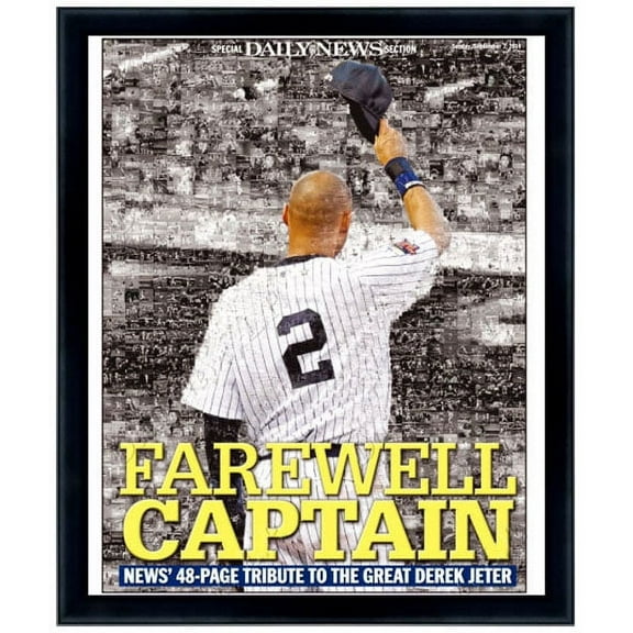 Black Wood Frame For 11.25x13.75 Newspapers or Any Other Artwork or Media