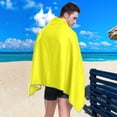 thumbnail image 5 of Dreamtimes Beach Towels Yellow Camping Towels Sand Free Beach Towel, 30"x60" Large Beach Towels Quick Dry Bath Travel Towels Pool Yoga Beach Mat for Men Women, 5 of 7