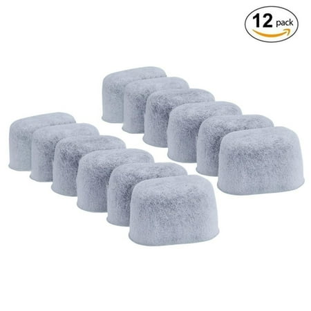 

12-Pack Replacement Charcoal Water Filters for Keurig Coffee Machines White