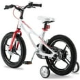 thumbnail image 2 of RoyalBaby Space Shuttle 14" Magnesium Alloy Kids Bike w/Training Wheels, White, 2 of 11
