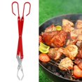 thumbnail image 1 of Pinzas de tijera de aluminio de 16,5 pulgadas, pinzas para parrilla para acampar, pinzas para barbacoa, pinzas para barbacoa ligeras y resistentes de largo alcance, duraderas, nunca se oxida, 1 of 5