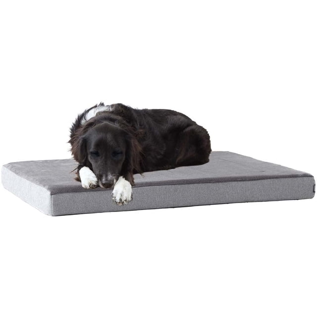 Orthopedic Dog Bed with Memory Foam, Premium Comfort for Dogs and Puppies, Dog Bed for Joint Relief and Restful Sleep, Durable and Easy to Clean - Espresso, Large