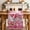 Pink Crimson LightPink, variant on Valentine's Day Table Runner - 60 Inch Long Gnomes Love Roses Romantic Pink Plaid Cotton and Linen Blended Dress Scarves Farmhouse Table Runner for Kitchen Dining, Coffee Table, 13" x 60"
