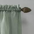 thumbnail image 2 of No. 918 Jillian Crushed Voile Sheer Rod Pocket Curtain Panel, 51" x 63", Mineral, 2 of 7