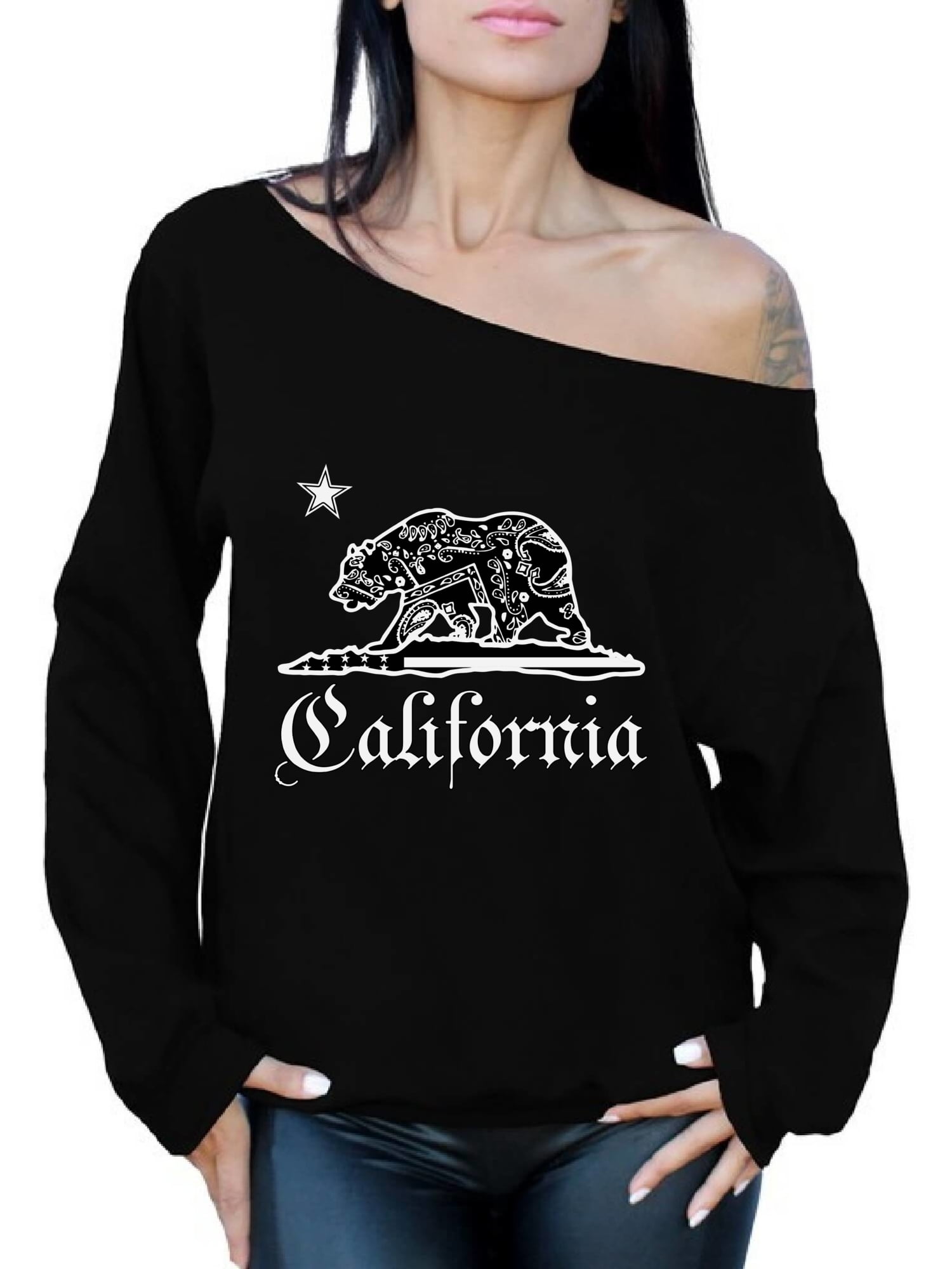 Awkward Styles Merry Christmas California Sweatshirt Ugly Christmas Sweater Cali Love
