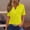Yellow, variant on Pxiakgy Short Sleeve T Shirts for Women V Neck Button Down Tops with Pocket Loose Fit Blouse for Daily Wear Henley Summer Tops Casual Button Down Shirts Loose Fitted Gradient Tees Fashion Beige L
