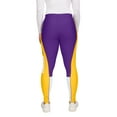 thumbnail image 6 of Women's WEAR by Erin Andrews Purple/Gold Minnesota Vikings Color-Block Leggings, 6 of 6