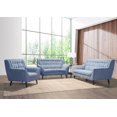 thumbnail image 1 of Topline Home Furnishings 3pc Blue Sofa Set, 1 of 4