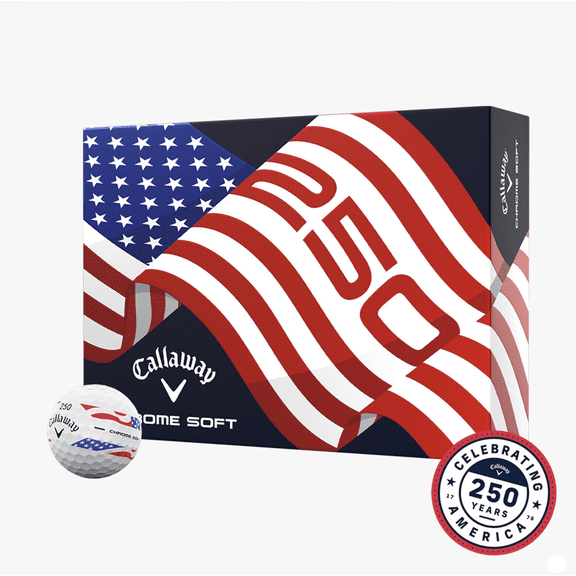Callaway Golf Chrome Soft 26 - USA Stripe 12 ball pk