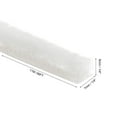 thumbnail image 2 of Adhesive Brush Seal Weather Stripping 1/4" x 1/4" x 36ft for Sliding Sash Door Window Wardrobe Seal, White, 2 of 5