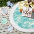 thumbnail image 3 of Sanmadrola Christmas Tree Skirt, 36 inch Thick Colorful Velvet Christmas Tree Skirt with Starry Sequin and White Plush Faux Fur Trim Border Decor for Xmas Holiday Party Decorations Ornaments, 3 of 8