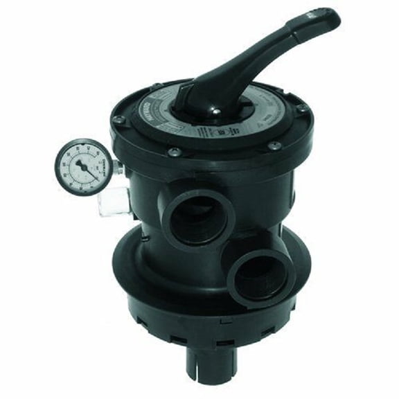 The Pool Supply Shop Black Hayward SP0714t Top Mount Multiport Valve ProSeries Sand Filters