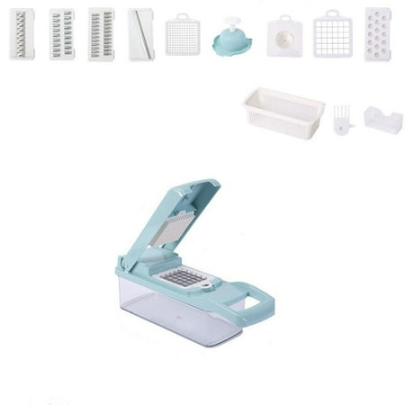 

Yrtoes Vegetable Chopper Chopper Multifunction 14 in 1 Food Chopper Kitchen Vegetable Chopper Multi Blade Vegetable Chopper
