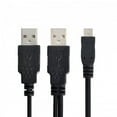 thumbnail image 4 of JSER USB 2.0 Two Male to Micro USB 5Pin Male Y Cable 80cm for external Hard Disk Drive, 4 of 7