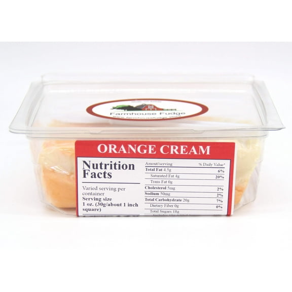 Farmhouse Fudge: Orange Cream Fudge (8 Ounces)