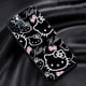 thumbnail image 3 of Funda de silicona para iPhone, carcasa negra, Hello Kitty, rosa, Kitty, blanco, 15, 14, SE, 13 Pro, 8, 7 Plus, 6s, XR, 11, XS, X, 12, Mini, 14 Pro Max, 3 of 5