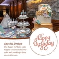 thumbnail image 4 of Bewildely 10 piezas de adornos para cupcakes, tarjeta de inserción para decoración de bebés, accesorios de boda, letrero para fiesta, decoración de Decoración del hogar Rosa claro Bewildely HA062285-09B, 4 of 6
