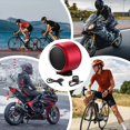 thumbnail image 4 of Altavoz Portátil para Bicicleta, Pequeño Altavoz Inalámbrico para Viajes, Resistente Al Agua, Estéreo, Sonido Potente, Color Rojo., 4 of 5