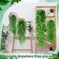 thumbnail image 6 of 24 Pcs Artificial Hanging Plants Fake Hanging Ferns Plastic Faux Plants for Wall Room Garden Garland Indoor Outdoor Decor No Basket (Boston,Eucalyptus,Ivy Vine,String of Pearls), 6 of 7