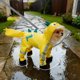 thumbnail image 5 of Impermeable completo con capucha y cobertura para las cuatro patas, para perros pequeños y medianos, para pasear al aire libre, 5 of 7