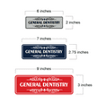 thumbnail image 5 of Signs ByLITA Standard General Dentistry Sign (Blue) - Small, 5 of 6