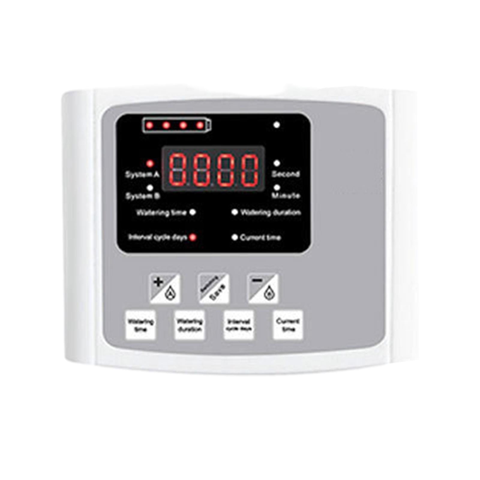 Automatic Watering System with Timer, DIY Automatic Drip Irrigation for Vacation, Potted Plant, Watering, Plants Single Pump Gray