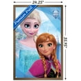 thumbnail image 2 of Disney Frozen - Sisters 10th Anniversary Wall Poster, 22.375" x 34" Framed, 2 of 5