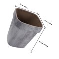 thumbnail image 6 of Toyandona Medium Size Lidless Trash Can Plastic with Farmhouse Wood Grain for Indoor Use, 6 of 7