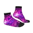 thumbnail image 2 of Lsque Geometry Dash Printed Crew Socks, Moisture-Wicking Socks, Athletic Socks for Men Breathable Cushion Socks Casual Sport Socks for Running Traveling, 2 of 6