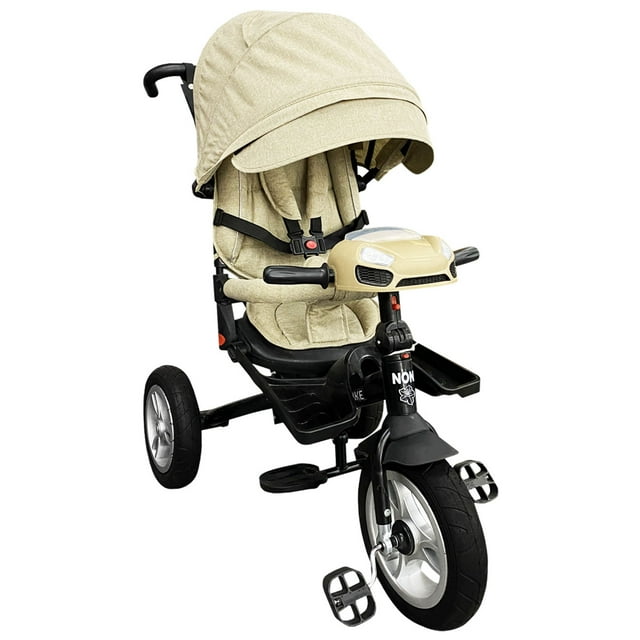 Triciclo Evolutivo Angelin Baby Llanta de Aire Café
