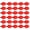 Red, variant on Yammee 30Pcs Foam Strikes Indicators Float for Freshwater Saltwater Fly Fishing Float