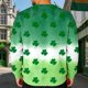 thumbnail image 5 of Camiseta de Cuello Tripulación para Hombres con Impresión Del Día de San Patricio, Manga Larga Superior sin Sombrero para el Uso Casual de Vacaciones, 5 of 9