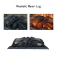 thumbnail image 5 of HestiNysus 23" infrared quartz heater fireplace insert -woodlog version with brick, 5 of 6