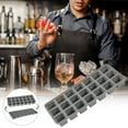 Ice Cube Trays, Silicone Ice Tray Easy Release Flexible 21 Ice Cube