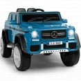 thumbnail image 1 of Costway Mercedes Benz 12V Electric Kids Ride On Car RC Remote Control W/Trunk, Blue, 1 of 7