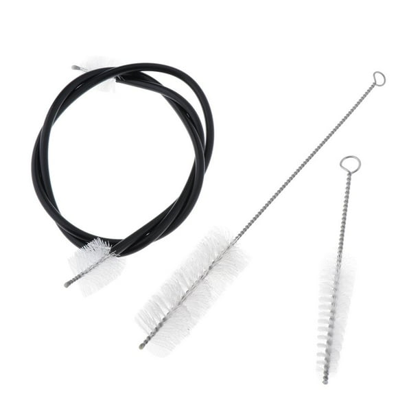 de 3 Cepillos de Válvula de Boquilla Flexible para Kit de Limpieza de 90cm shamjiam Cepillo de limpieza