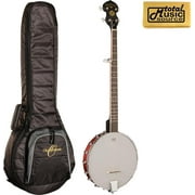 Oscar Schmidt OB3 5-String Banjo With Oscar Padded Gig Bag, Polish Cloth, OB3 BAG